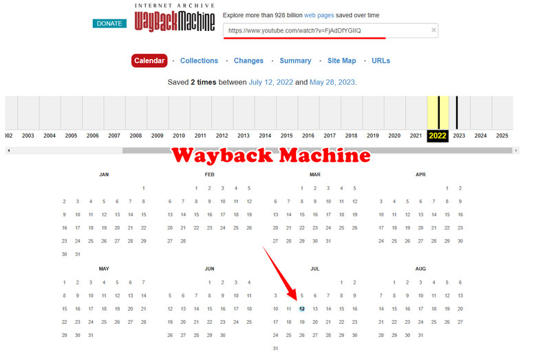 wayback　machine